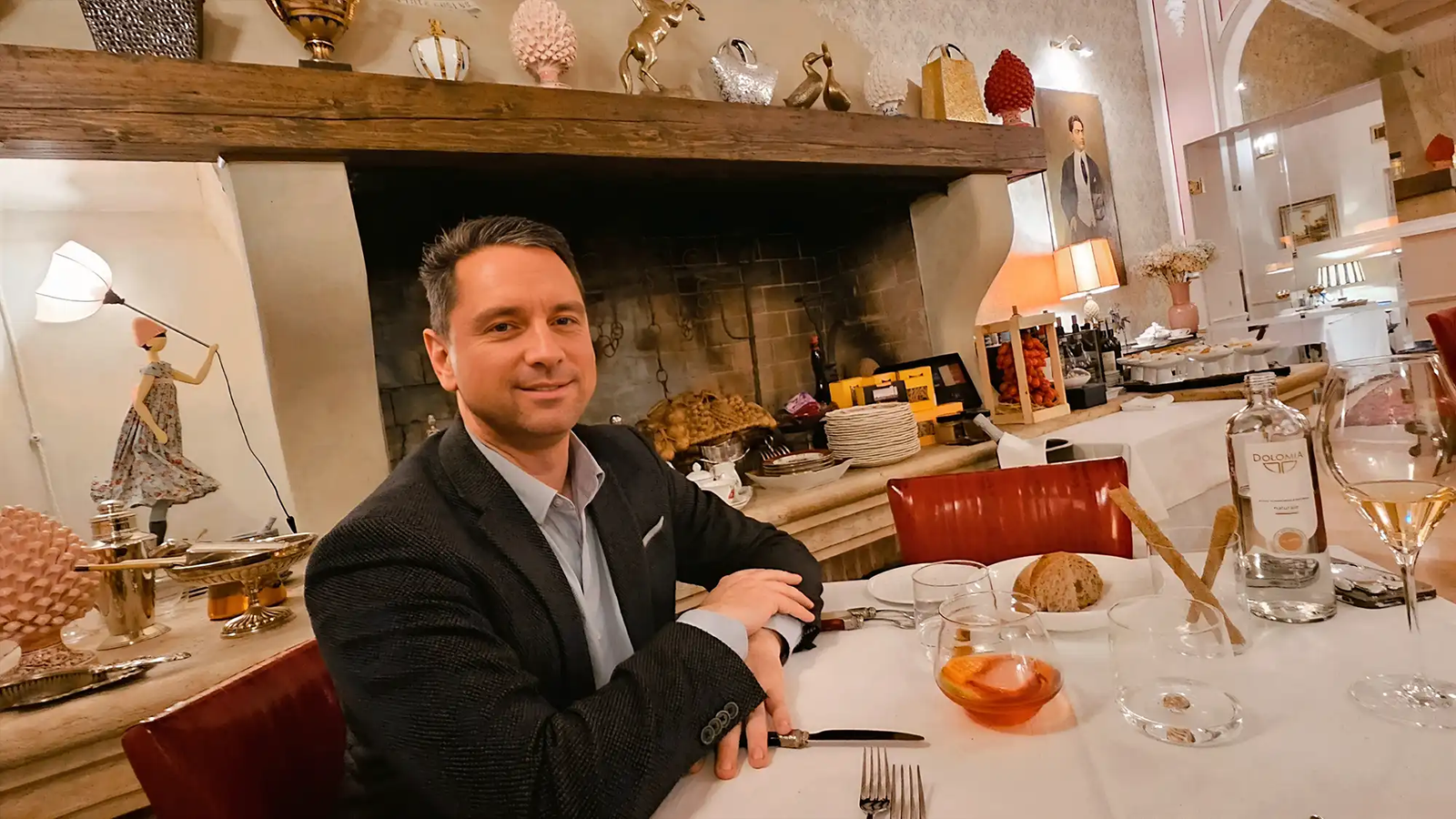 Roger Hohl im Gourmet-Restaurant Enoteca in Verona